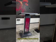 전자 디지털 스마트 첨단 현대 기술 전기 멀티미디어 인터랙티브 포디움