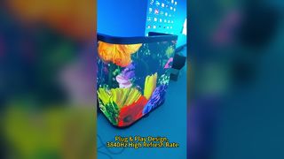 맞춤형 LED 리셉션 데스크 높이 조절 가능