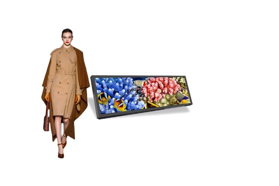품질  Custom Stretched Bar LCD Display , Digital Shelf Display Supermarket 공장
