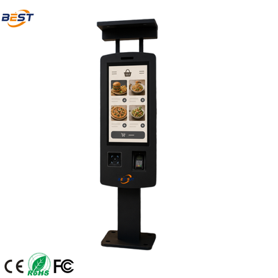 품질  32 Inch Outdoor Drive Through Ordering Kiosk IP65 2500nits Floor Standing for Fast Food Chains 공장