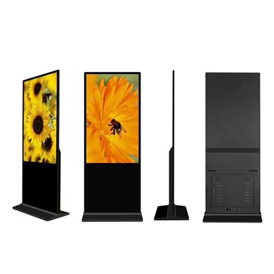 55인치 안의 LCD 디지털 사이니지 안드로이드 OS