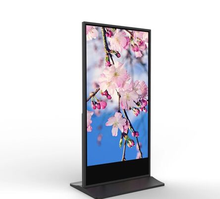 55 인치 초 얇은 디지털 사이니지 디스플레이와 듀얼 스크린 LCD 광고 플레이어