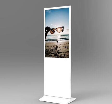 55 인치 초 얇은 디지털 사이니지 디스플레이와 듀얼 스크린 LCD 광고 플레이어