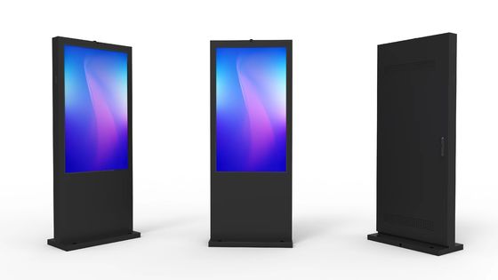 55인치 65인치 외관 LCD 광고 디지털 사이니지 서있는 터치 LCD 디스플레이