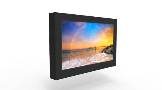 55/65 인치 IP65 방수 야외 LCD 디지털 사이니지 2500 Cd/m2 밝기 터치 LCD 디스플레이