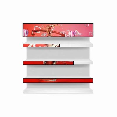 OEM 초 얇은 LCD 디스플레이 고 밝기 LCD 바 스크린 공항 디지털 사이니지