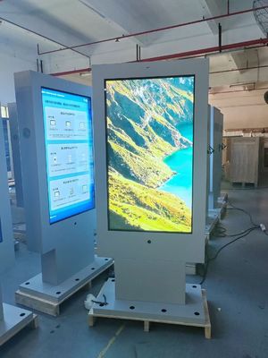 43 75 인치 터치 스크린 수직 lcd 패널 스탠드 광고 디스플레이 led 광고 기계 풀 hd 큰 광고 s