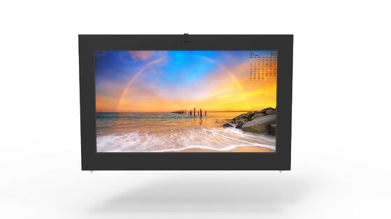 43 인치 외관 LCD 광고 디스플레이 2500Cd / m2 밝기 벽에 장착 된 디지털 사이니지 스크린