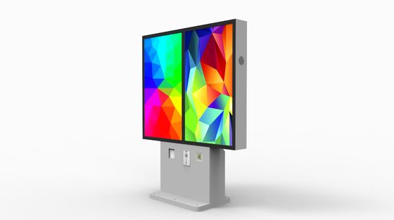 43인치 야외 LCD 디스플레이 2500 니트 고해상도 방수 디지털 사이니지 광고 디스플레이