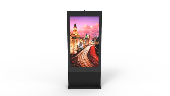 4K 옥외 디지털 간판은 43 인치 LCD 광고 전시 화면을 표시합니다