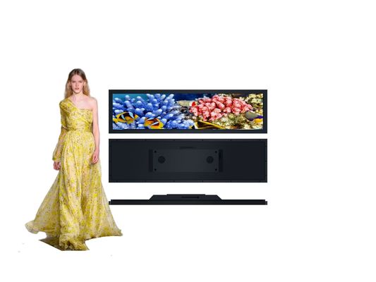 슈퍼마켓 선반 엣지 LCD 디스플레이 다국어 연장 LCD 스크린 광고 디스플레이