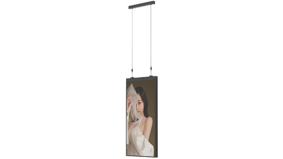 49 55 65 인치 2500nits 상점 창문 디스플레이 모니터 상업용 매달린 LCD 화면