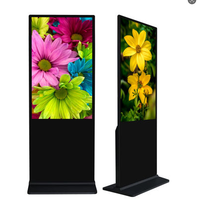 32 43 55 인치 실내 LCD 광고 디스플레이 바닥 서 있는 디지털 사이니지 디스플레이 OEM ODM