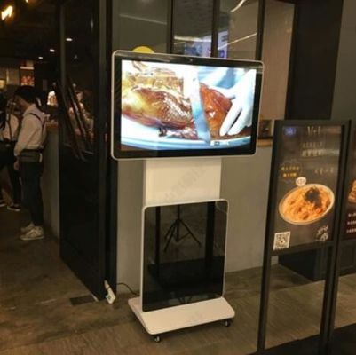 실내 터치 스크린 키오스크 2k 정보 디스플레이 미디어 광고 플레이어 수직 LCD 디지털 사이니지