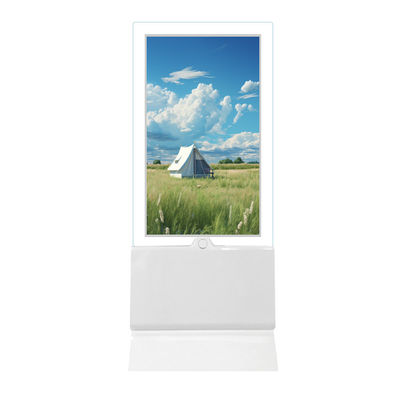 바닥에 있는 LCD 광고 키오스크 리모트 업데이트 안드로이드 수직 토템 디지털 사이니지