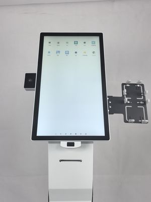 인터랙티브 셀프 서비스 키오스크 21.5 32 인치 바닥 서 있는 터치 스크린 POS 프린터 키오스크