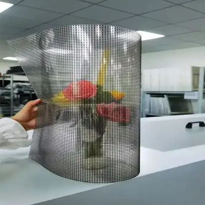 초 얇은 굽힐 수 있는 LED 커튼 비디오 벽 3.9mm 두께 80% 빛 전달력 곡선 표면에 적합