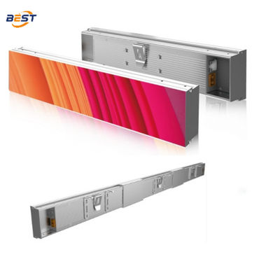 실내 HD 커스텀 사이즈 LED 선반 화면 300-1200x60mm 알루미늄 프로필 캐비닛 3840Hz 갱신 속도