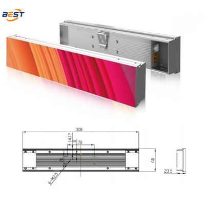 고 밝기 슬림 LED 포스터 디스플레이 500CD/M2 GOB 표면 보호 LAN/WiFi 제어