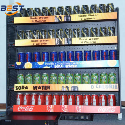 중장거리 시청을 위한 최적화된 LED 스트레칭 바 디스플레이 P1.8 픽셀 피치 500CD/M2 밝기 21mm 슬림 프로필
