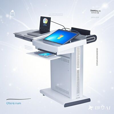 비즈니스 프레젠테이션을 위한 350Cd/m² 밝기와 1050mm 인체공학적 높이를 갖춘 TFT 8GB RAM 디지털 멀티미디어 연단