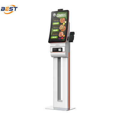 지상 서 있는 셀프 서비스 호텔 도서관 주문 키오스크 핫팟 LCD 메뉴 모바일 POS