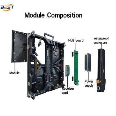 모바일 인터랙티브 LED 렌탈 디스플레이 광고 간판 클라우드 제어 타일 비디오 월
