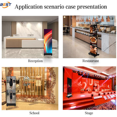 접을 수 있는 실내 LED 포스터 화면 P2.5 3840x2160 1300cd/m2