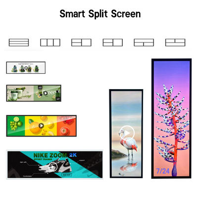 Stretched Bar LCD Display with WLED Back Light