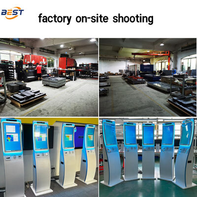 21.5/27인치 셀프 서비스 키오스크 안드로이드/윈도우 터치 스크린 프린터/QR 스캐너 현금 결제 - 바코드 리더 SDK 포함 OEM