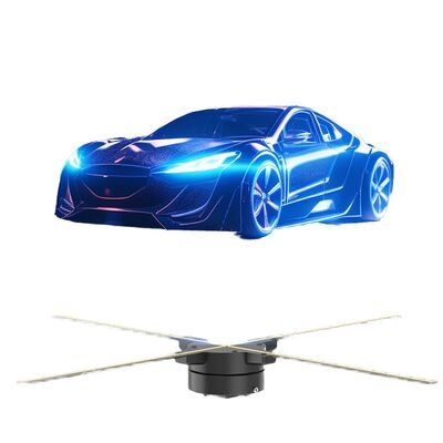 실내 사용 안드로이드 앱 호환 및 다중 연결 지원 3D 홀로그램 팬