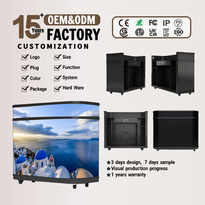 바 디제이 책상 LED 디스플레이 쇼핑몰 무대 전시 사무실 현장 고급 소매 클럽