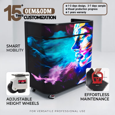 P2.5 GOB 상업 수신 LED 스크린 SMD1515 IP43 3840Hz 최고 재생율