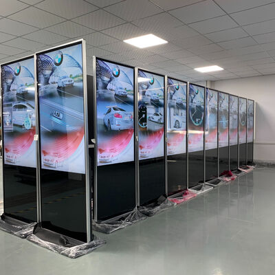 LG A급 IPS 패널 및 클라우드 CMS 원격 관리 기능을 갖춘 실내 플로어 스탠딩 4K UHD 디지털 사이니지