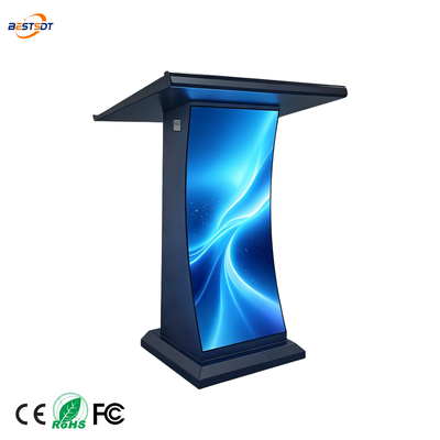 P1.8 P1.53 P1.25 GOB LED 연단 스크린 320x960mm Novastar 비동기 잠금 가능 캐비닛 캐스터 무대 설치