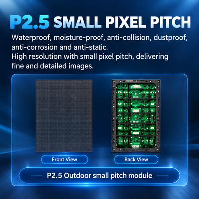 옥외 LED 포스터 전시 3X3 P2.5 4500nits IP65 배터리 전원을 사용하는 디지털 A보드 표시