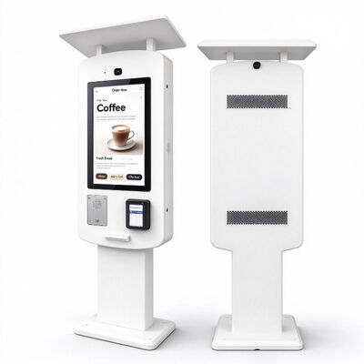 43 Inch IP65 Outdoor Self Ordering Kiosk Floor Standing 2500 Nits Touch Screen Terminal for Drive Thru Restaurant